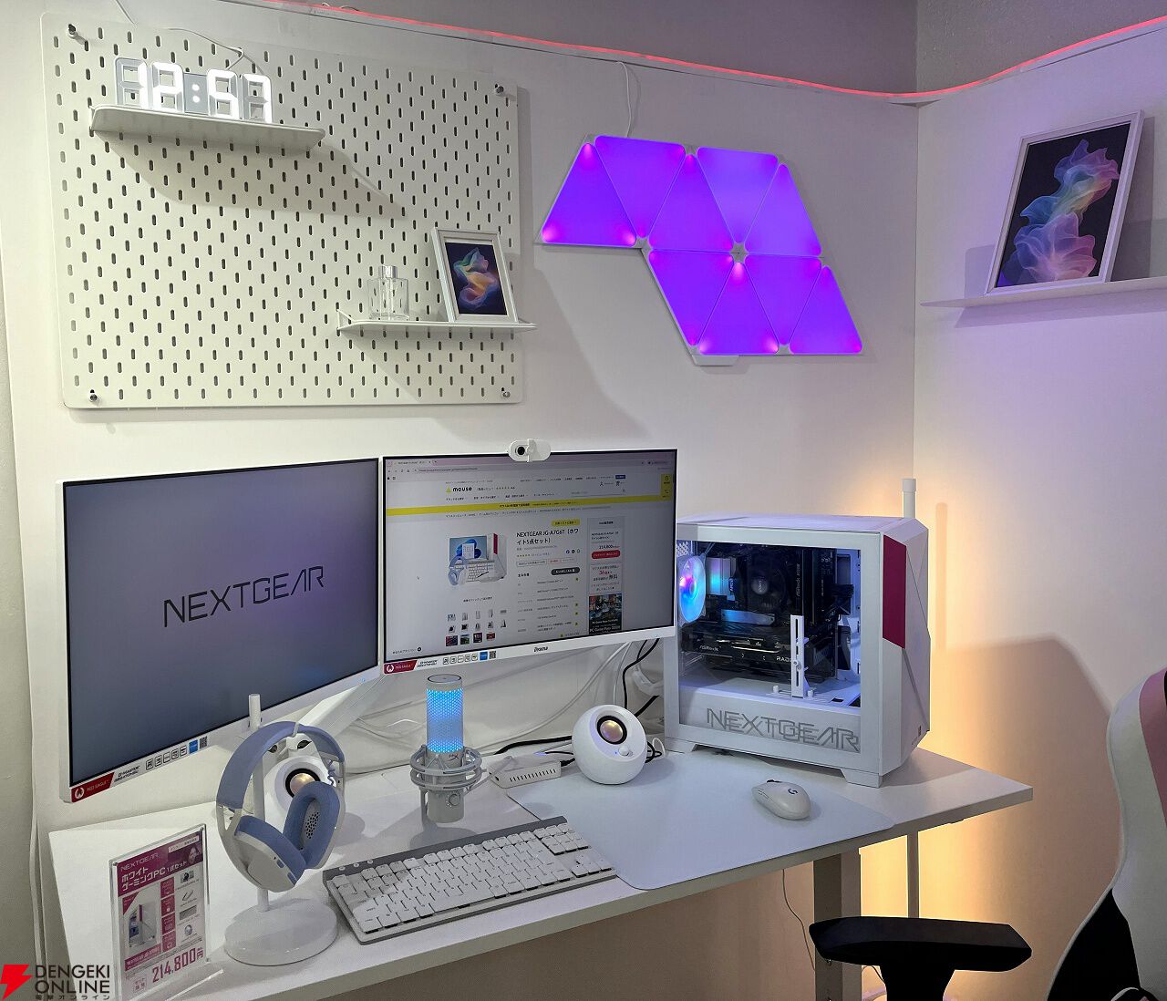 レポート：ホワイトで統一された美しすぎるゲーミングブースを展示