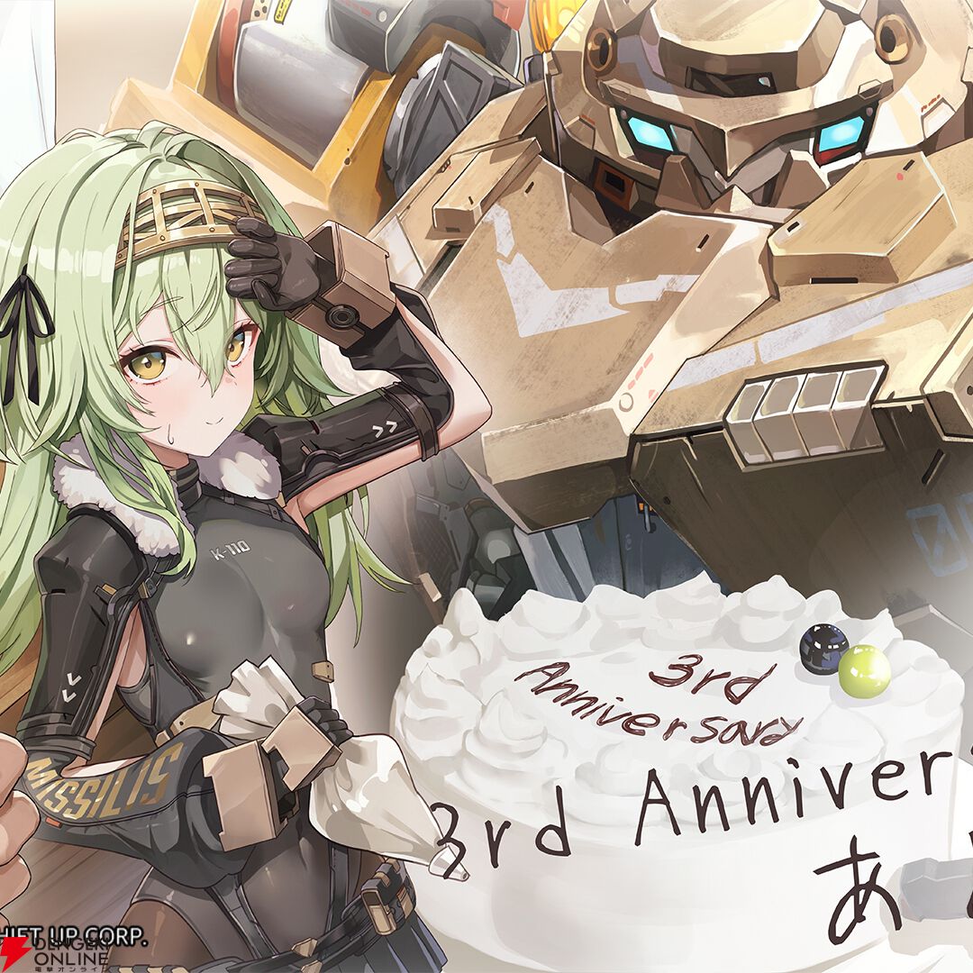勝利の女神NIKKE 3周年 ナユタチェキ風イラストカード 勝利の女神NIKKE