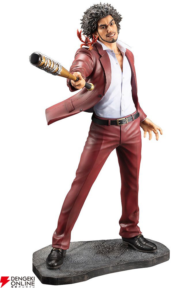 龍が如く』春日一番が“勇者のバット”をダイナミックに掲げたポーズで