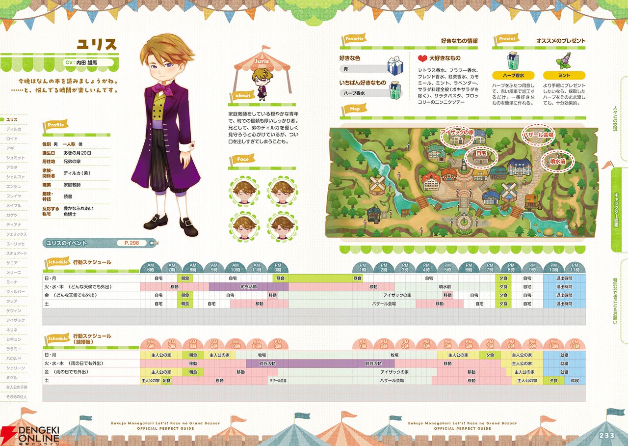 牧場物語 Let's！風のグランドバザール 公式パーフェクトガイド