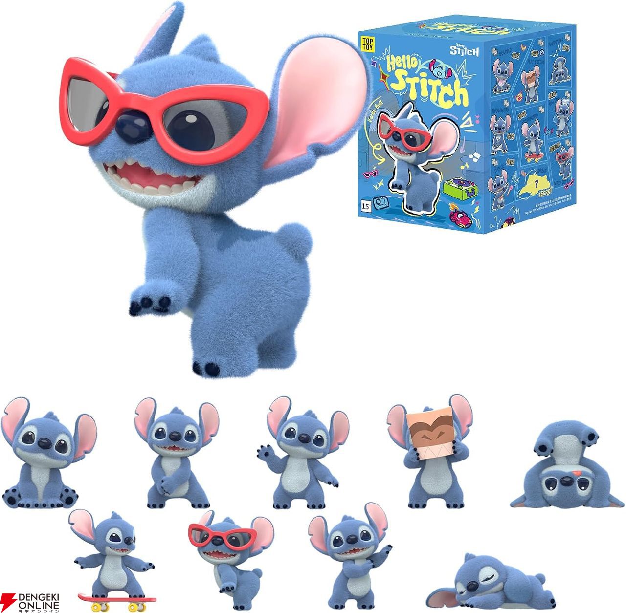 ディズニーの人気者《スティッチ》がブラインドボックスのフィギュアに