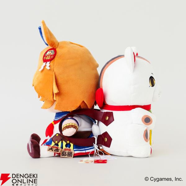 『ウマ娘 プリティーダービー ぬいぐるみ マチカネフクキタル＆にゃーさんポーチ』[