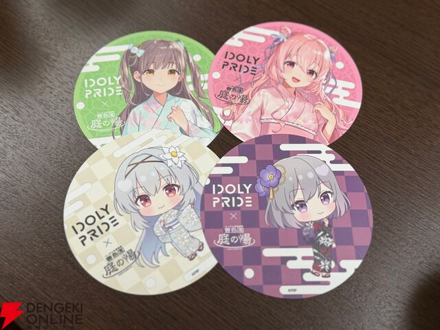 『アイプラ』浴衣姿のリズノワ・トリエルが可愛すぎてグッズ全買い。トリエル鍋、愛のラーメンなどコラボフードも最高だった“庭の湯”コラボ感想【ことめぐのアイプラ日記#6】