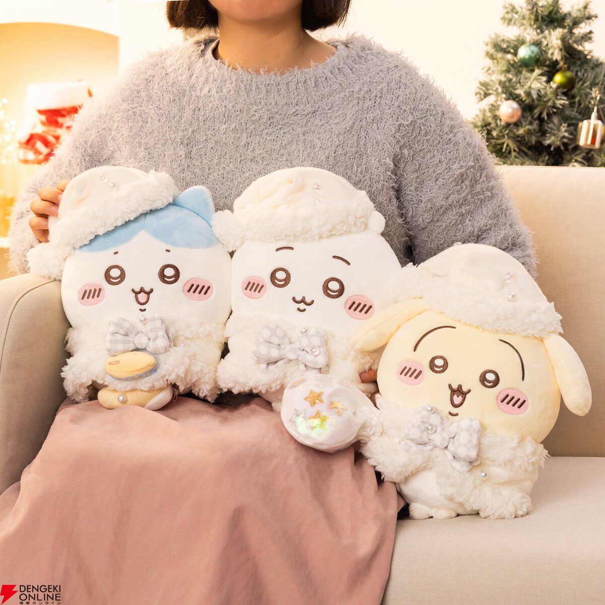 【お急ぎ発送】ちいかわオーナメント10個　ぬいぐるみ2体 ナガノキャラクターズ オーナメントにもなるマスコット ちいかわ