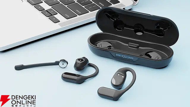 着脱可能なマイクを搭載。耳の穴を塞がないオープンイヤホンが普段使い 着脱可能なマイクを搭載。耳の穴を塞がないオープンイヤホンが普段使い