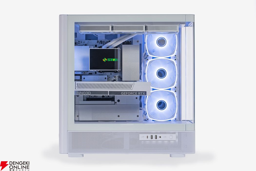 STORMゲーミングPC“流界2”発売。曲面簡易水冷クーラーや背面コネクタ