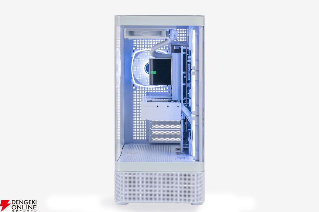 STORMゲーミングPC“流界2”発売。曲面簡易水冷クーラーや背面コネクタ