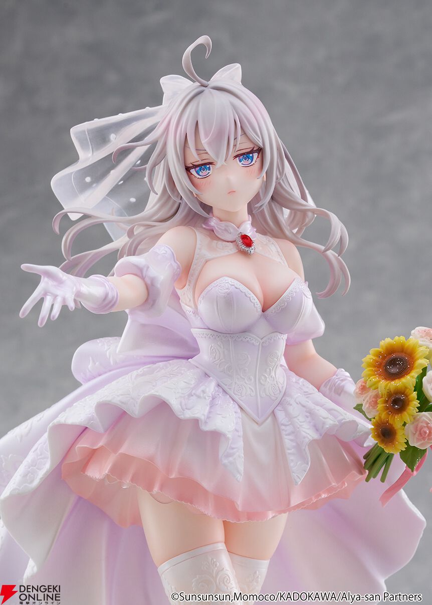 ロシデレ』ウエディングドレスを身にまとったアーリャがフィギュアに