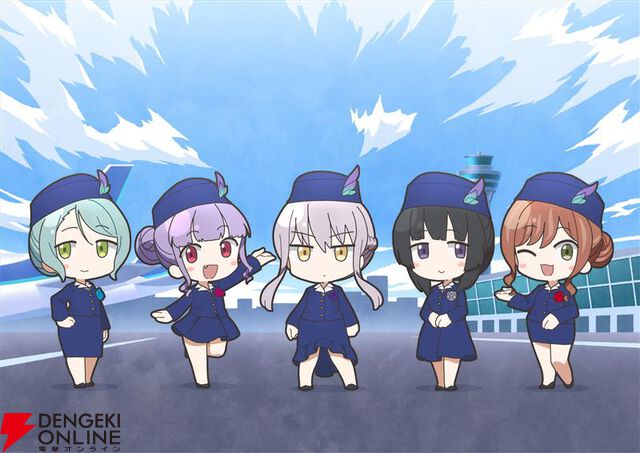 『バンドリ！』CA衣装のRoseliaが最高に美しかった！ 羽田空港コラボ＆アジアツアー会見は終始賑やか、締めはまさかのプロレス仕込みのエルボー!?