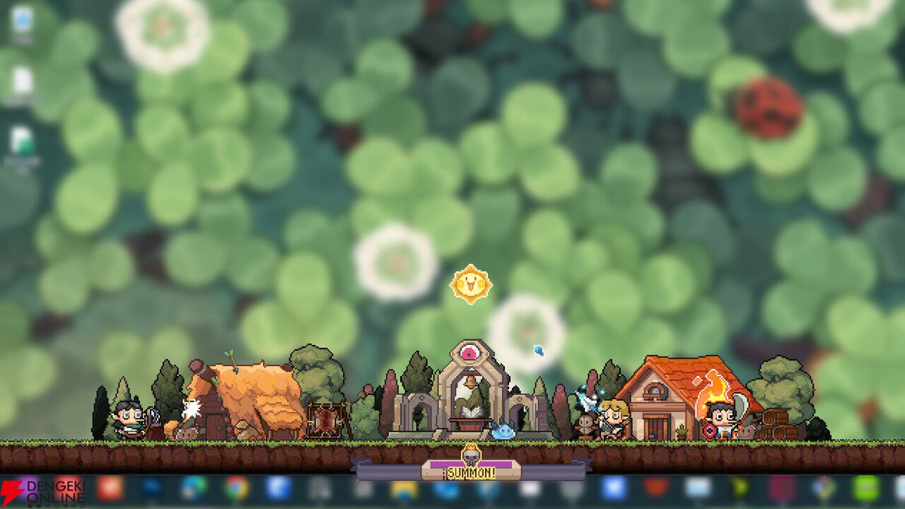 デスクトップ放置系ゲーム『だらだら村』Steamにてリリース。放置＆自動戦闘で勇者が住む村を発展させよう