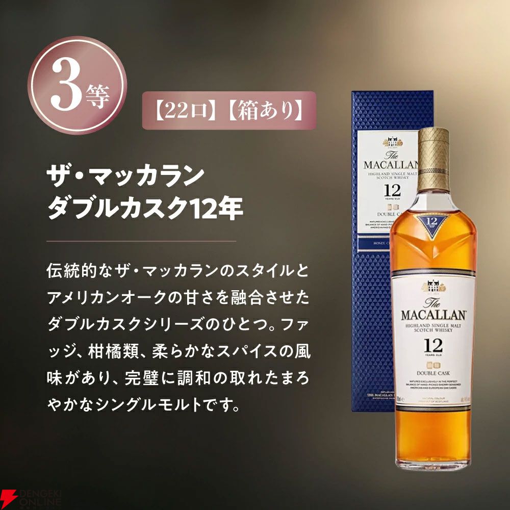 マッカランのみが入ったウイスキーくじが販売中。13,980円でマッカラン