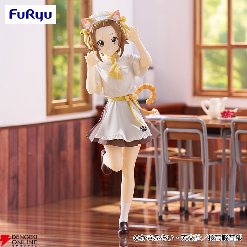 けいおん！』田井中律のカフェ店員フィギュアはノリノリで元気いっぱい