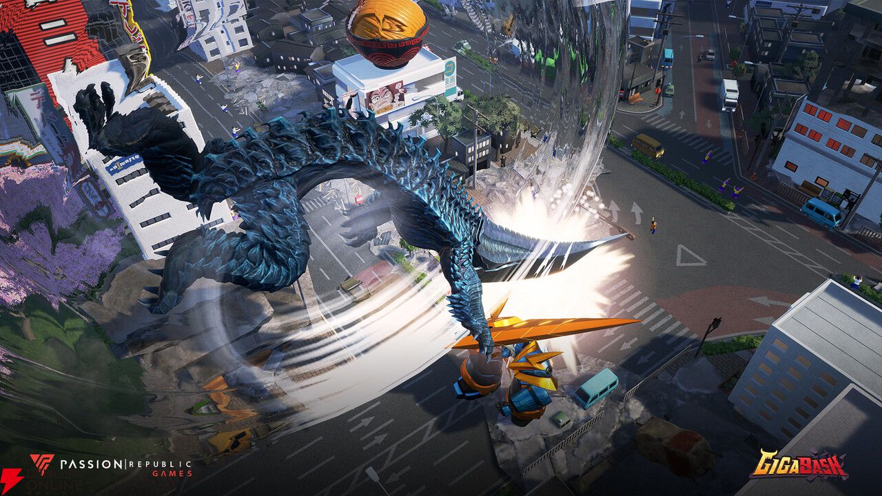『GIGABASH』に『GAMERA ‐Rebirth‐』DLCが11/21配信。ガメラとギロンが参戦