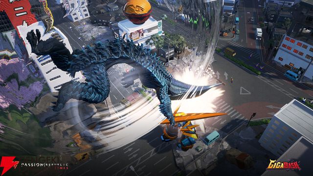 『GIGABASH』に『GAMERA ‐Rebirth‐』DLCが11/21配信。ガメラとギロンが参戦