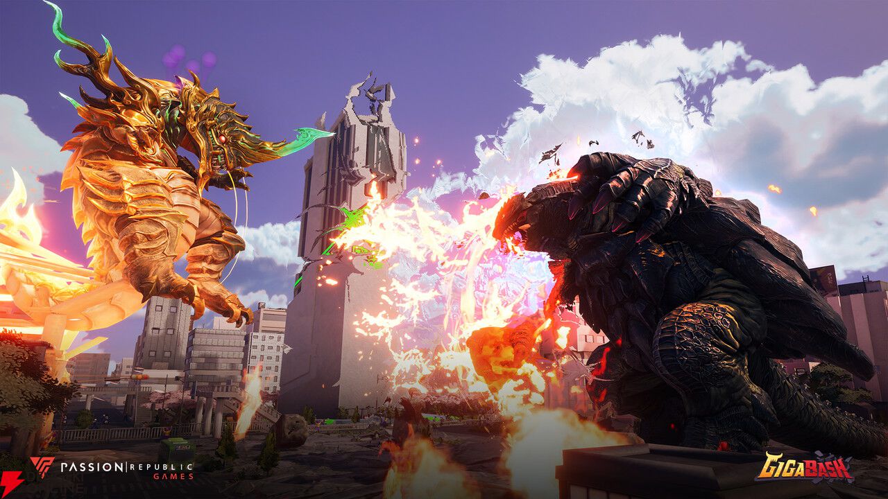 『GIGABASH』に『GAMERA ‐Rebirth‐』DLCが11/21配信。ガメラとギロンが参戦