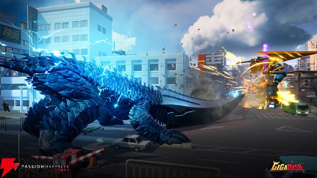 『GIGABASH』に『GAMERA ‐Rebirth‐』DLCが11/21配信。ガメラとギロンが参戦