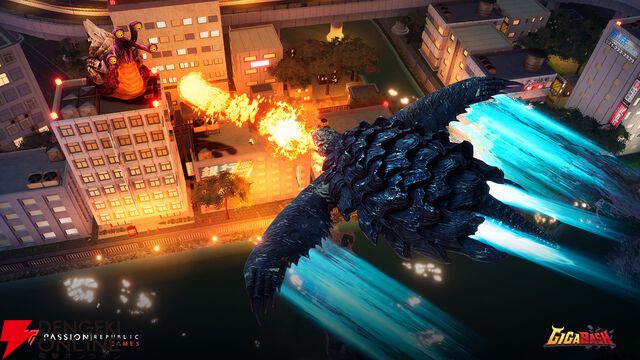 『GIGABASH』に『GAMERA ‐Rebirth‐』DLCが11/21配信。ガメラとギロンが参戦