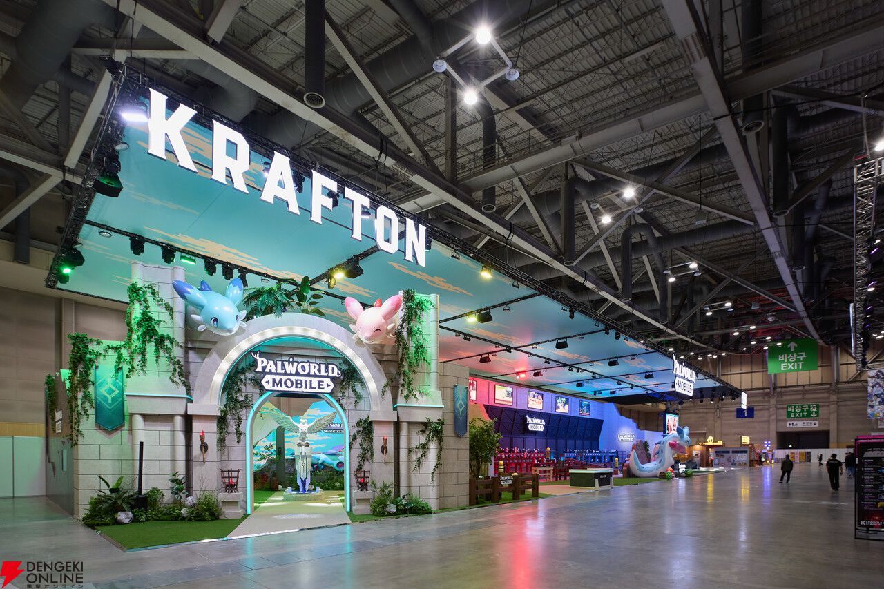 KRAFTONが『パルワールドモバイル』や『PUBG』をG-STAR 2025に出展。ステージイベントなどを連日開催