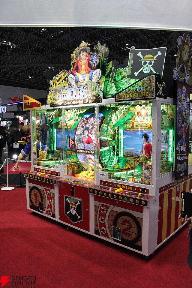 バンダイナムコエクスペリエンスブースをレポート。『ワンピース』の新作アーケード作品や『ツアマス』『湾岸ミッドナイト』など試遊可能