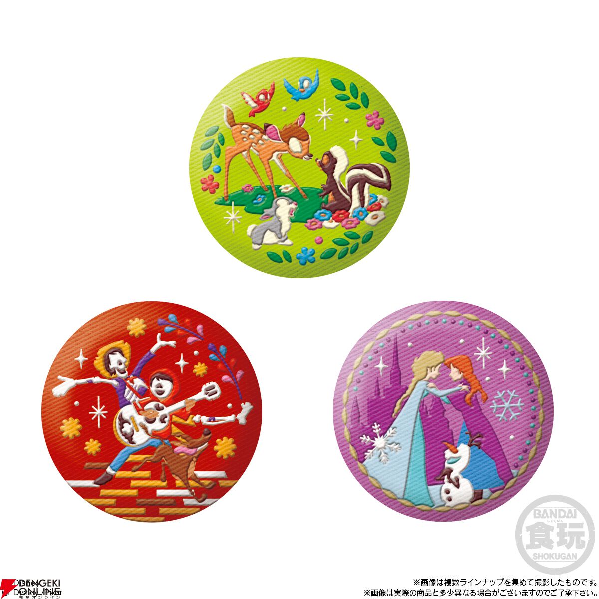 大ヒットした『Disney Characters 刺繍缶バッジビスケット』の第2弾が