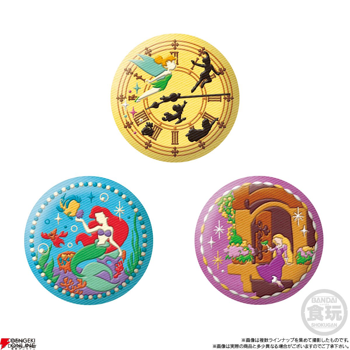 大ヒットした『Disney Characters 刺繍缶バッジビスケット』の第2弾が