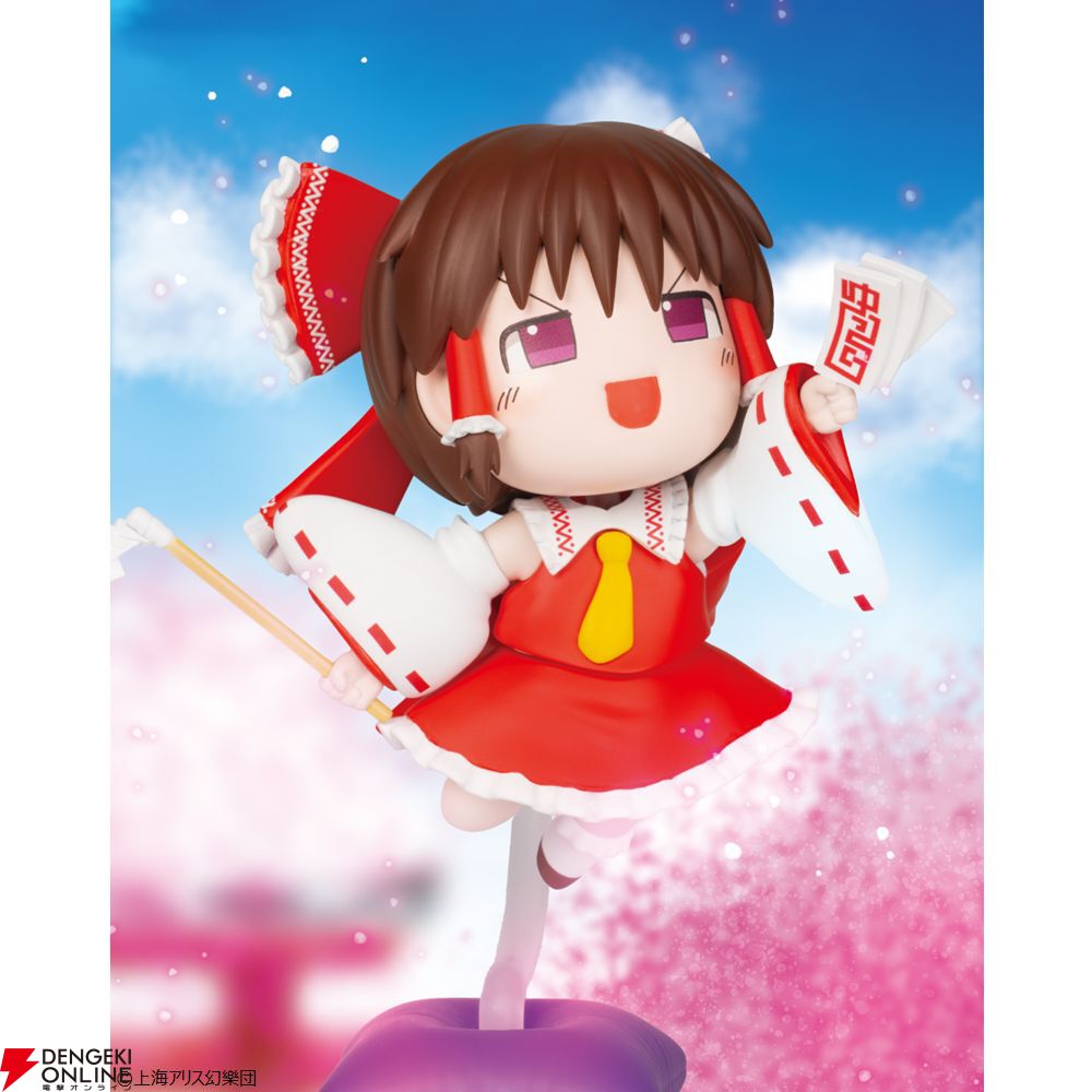 東方Project】霊夢と魔理沙がゆっくり風の顔でデフォルメフィギュア化