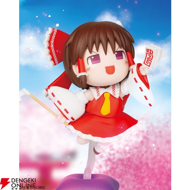 【東方Project】霊夢と魔理沙がゆっくり風の顔でデフォルメフィギュア化。付属パーツで表情変更なども可能