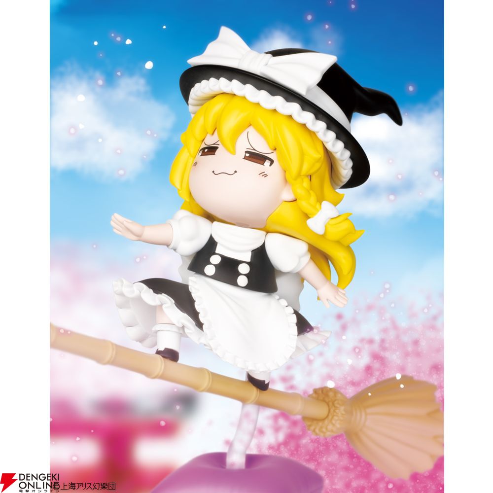 東方Project】霊夢と魔理沙がゆっくり風の顔でデフォルメフィギュア化