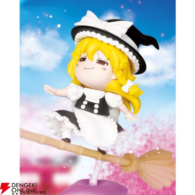 【東方Project】霊夢と魔理沙がゆっくり風の顔でデフォルメフィギュア化。付属パーツで表情変更なども可能