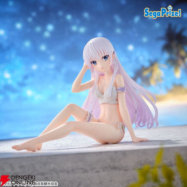 『サマポケ』しろはと蒼がオリジナル水着衣装でフィギュア化。対比が映える色や空気感も魅力