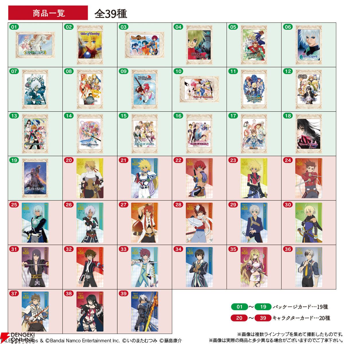 テイルズ オブ』シリーズ30周年記念！ 歴代タイトルのビジュアルや