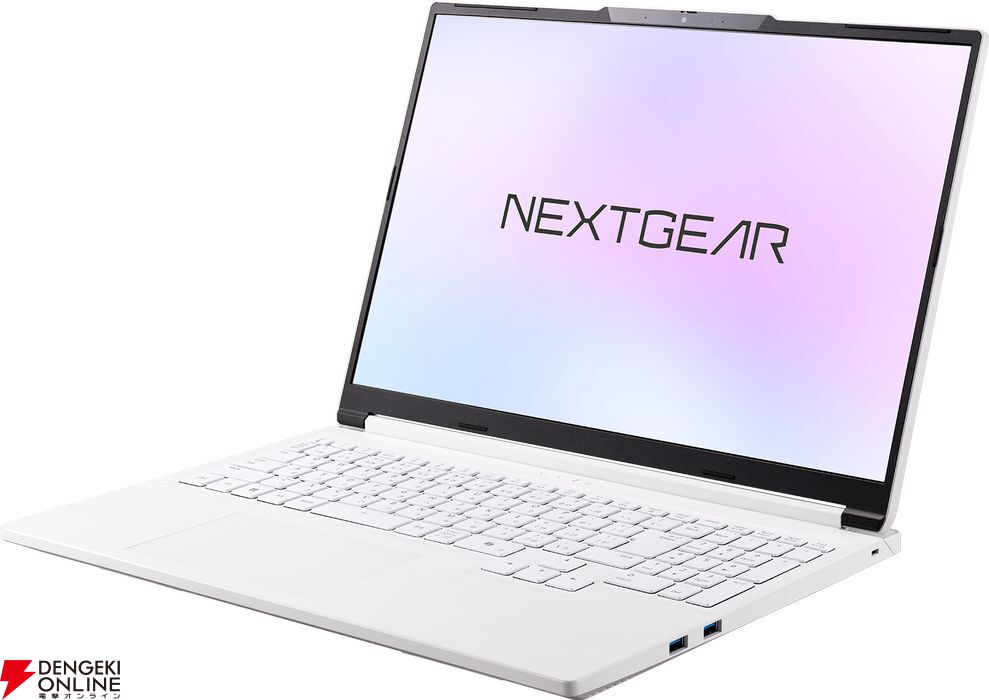 NEXTGEAR、16型ゲーミングノートPC発売。最新CPU“AMD Ryzen 7 255