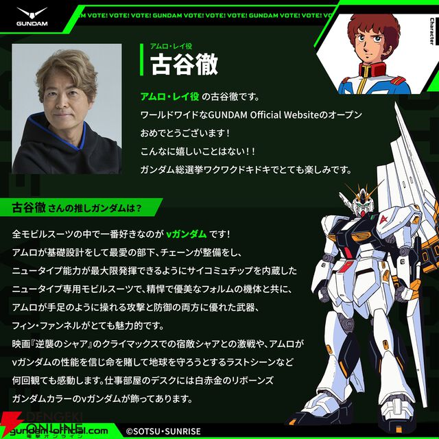全世界“ガンダム”総選挙の中間結果が発表。フリーダムやデスティニーは複数機体が上位20位にランクイン