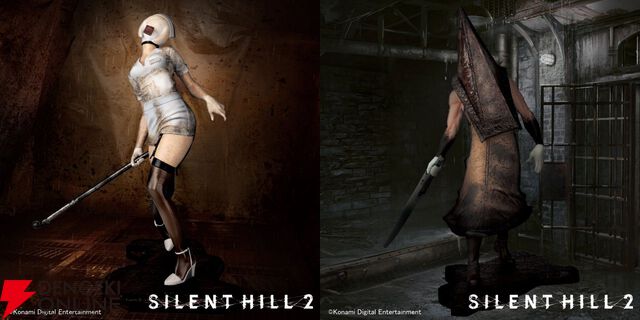 『サイレントヒル2』バブルヘッドナースとレッドピラミッドシングの新作フィギュアは不気味な佇まいや迫りくる恐怖を忠実に再現