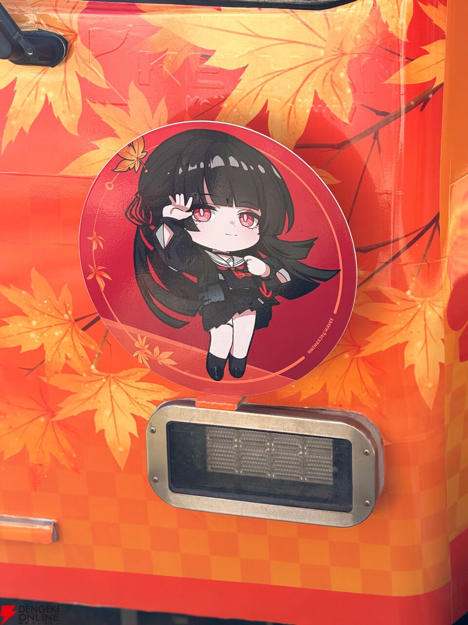 プク顔千咲のお見送りが可愛すぎたラッピング車“出発式”レポ。大阪