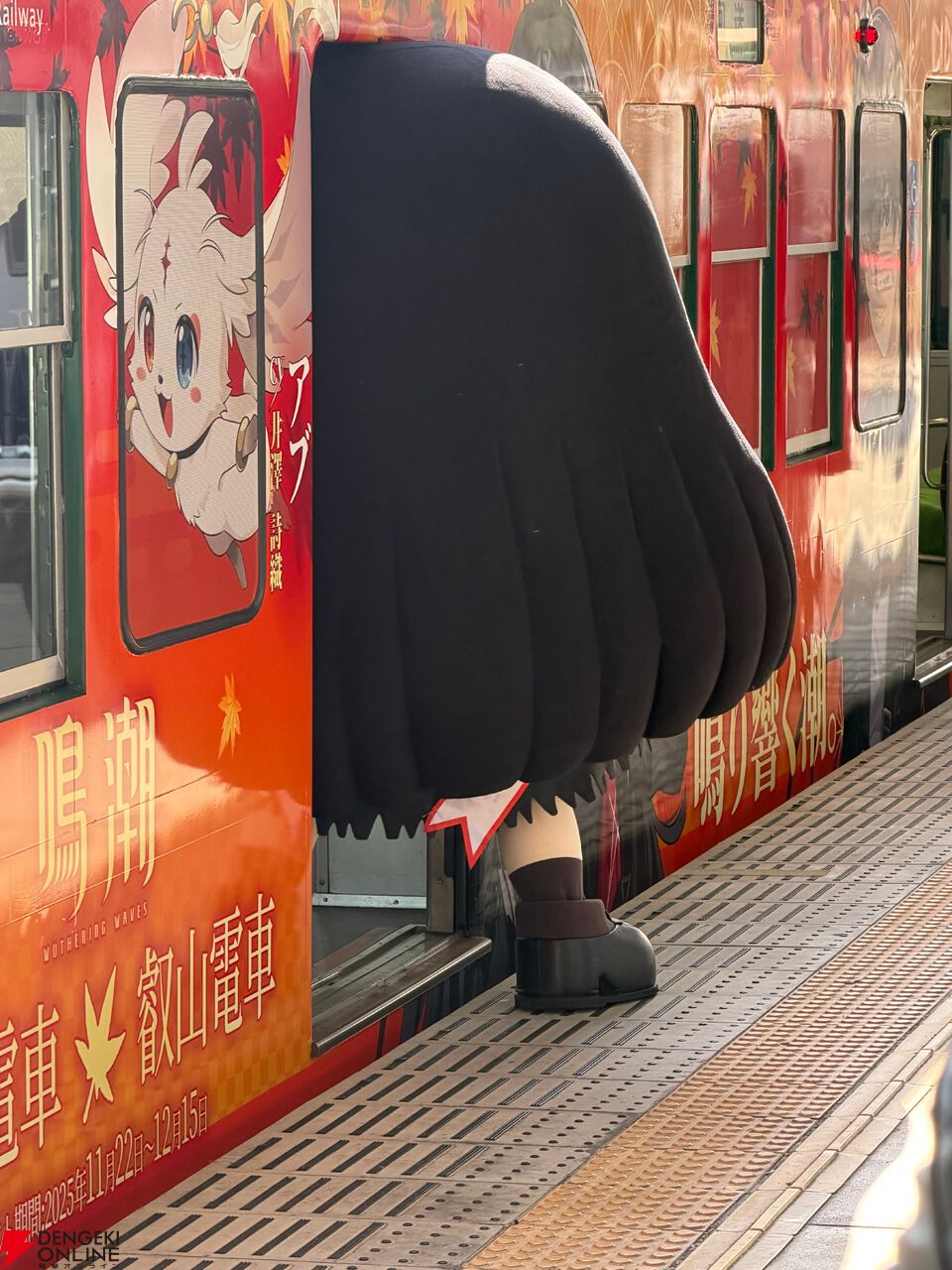 プク顔千咲のお見送りが可愛すぎたラッピング車“出発式”レポ。大阪