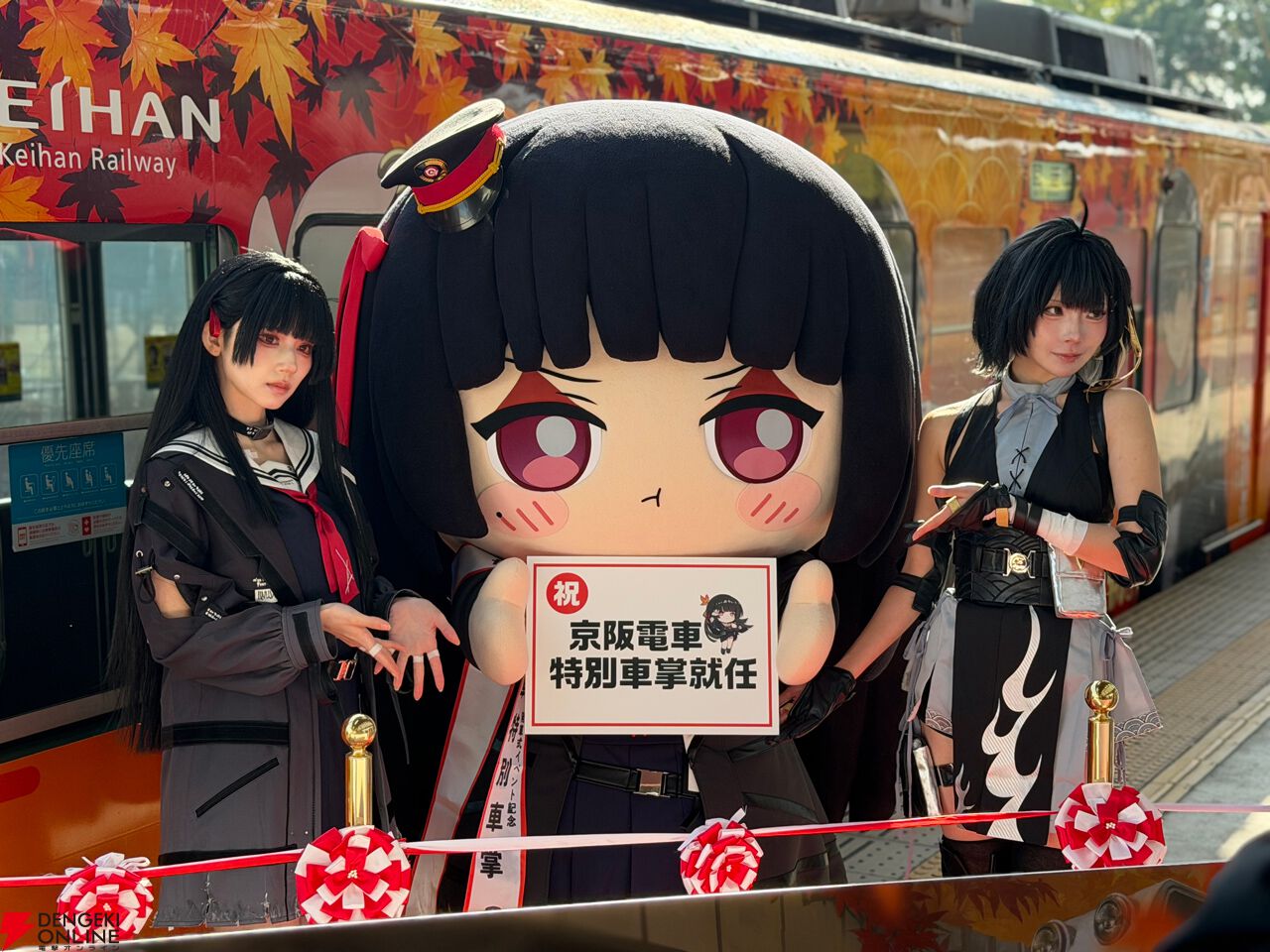 プク顔千咲のお見送りが可愛すぎたラッピング車“出発式”レポ。大阪