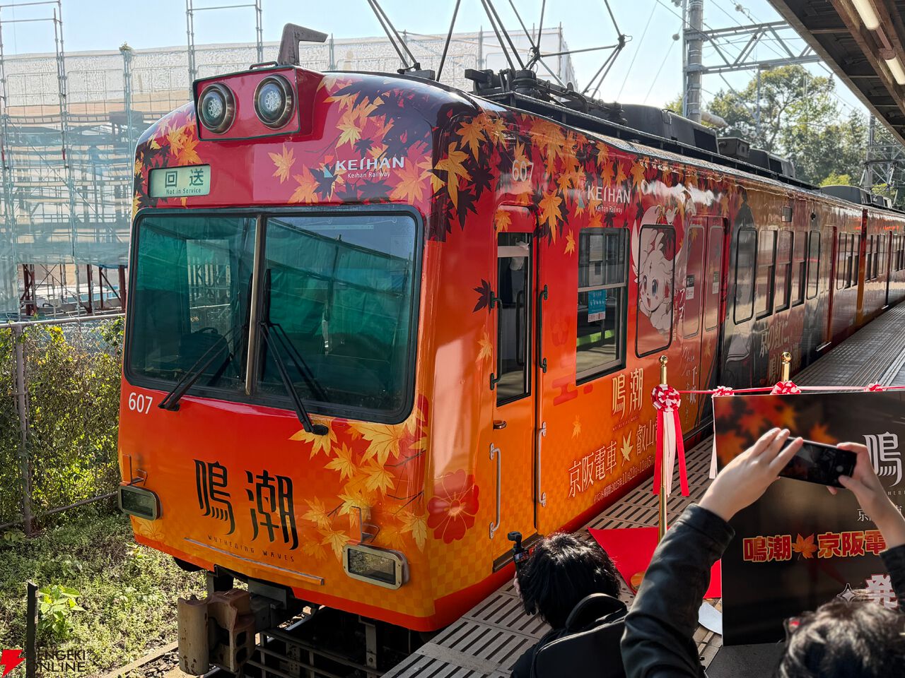 プク顔千咲のお見送りが可愛すぎたラッピング車“出発式”レポ。大阪