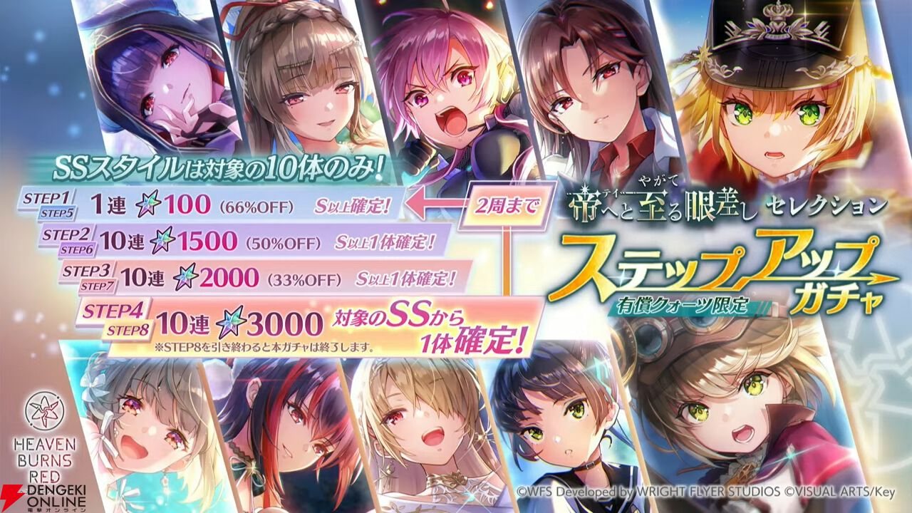 『ヘブバン』11/27生放送まとめ。丸山奏多のSSレゾナンス＆アイリーンの新SSスタイルが登場。4周年リアルイベントの開催も発表