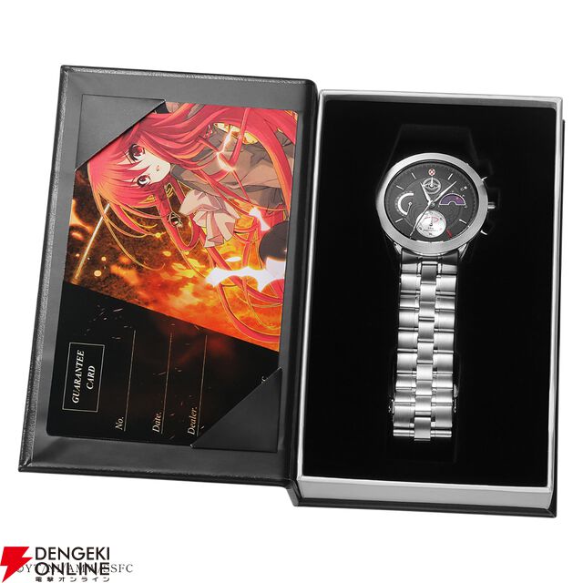 『灼眼のシャナ 20周年記念 アニバーサリー クロノグラフ腕時計』