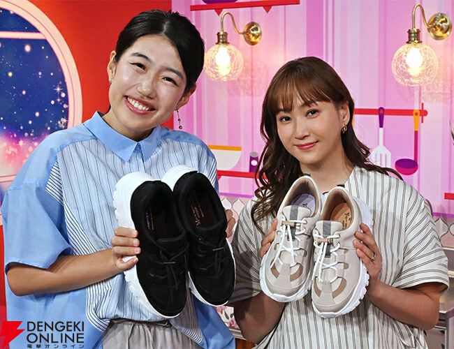 ミキティ＆横澤夏子プロデュースのスニーカーが話題に。手を使わずに