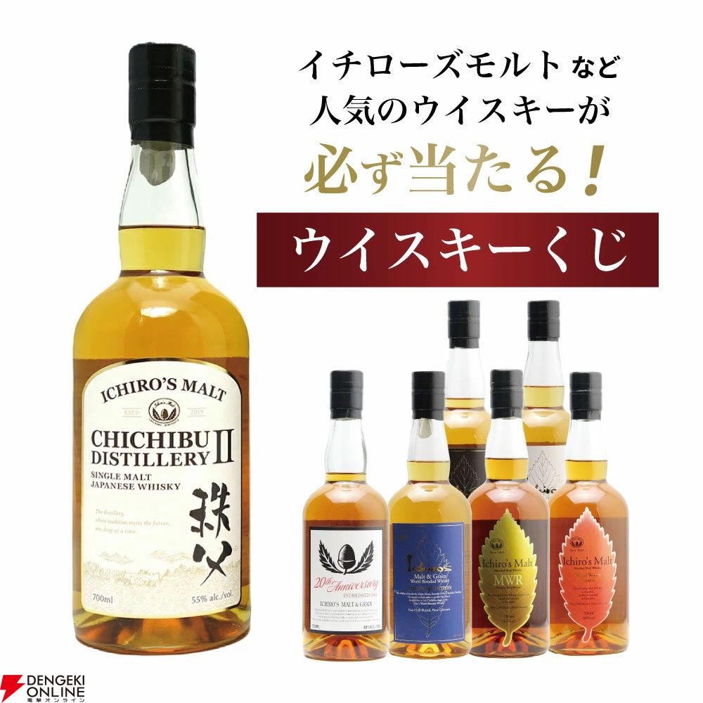 イチローズモルトオンリー。7,997円で秩父ディスティラリーII、20thを