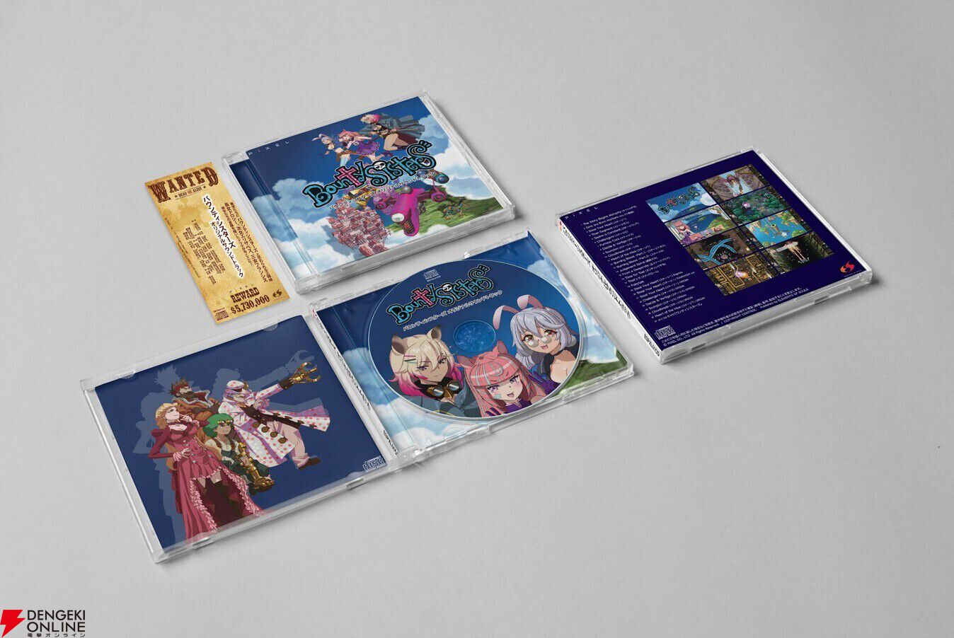 バウンティシスターズ オリジナルサウンドトラック』が予約受付開始