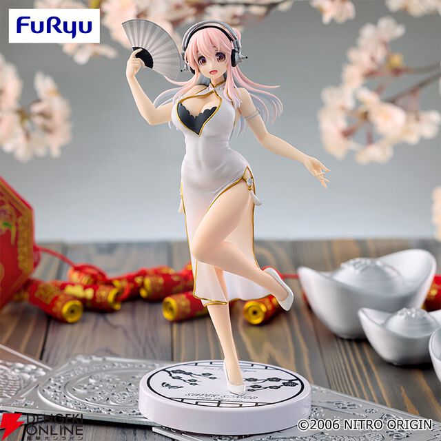 【すーぱーそに子】チャイナドレス姿のフィギュアが新色に。服の透け感もアップ!?