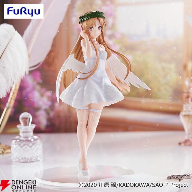 『SAO』爽やかで麗しいアスナを天使の羽と優美な衣装で表現。人気フィギュアの新ブランド“BiCute Pure”第1弾