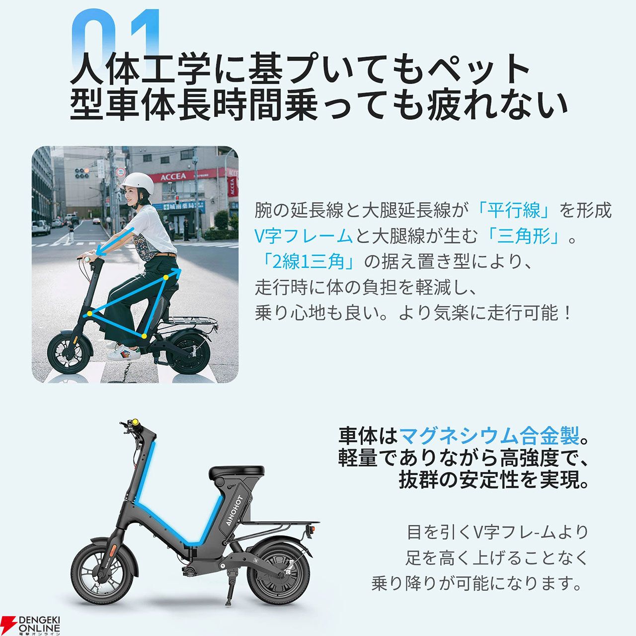 電動自転車半額】パワフルで安全面にも注力した免許不要の『特定小型