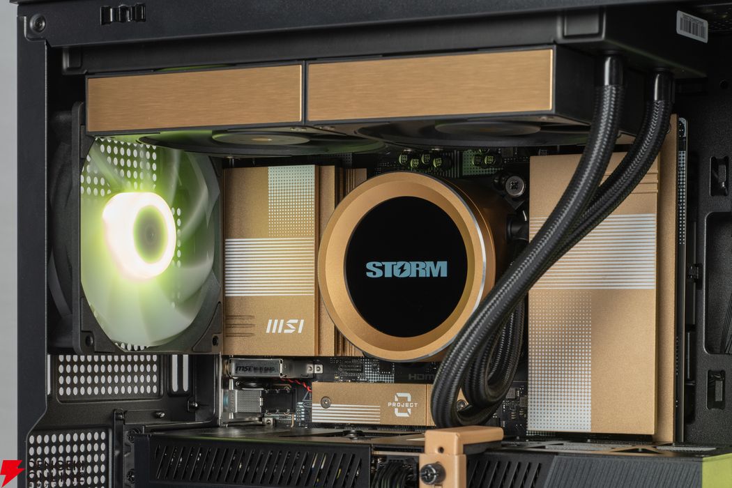 STORMゲーミングPC第7弾“幻界 GOLD”発売。スッキリしたケーブル配線