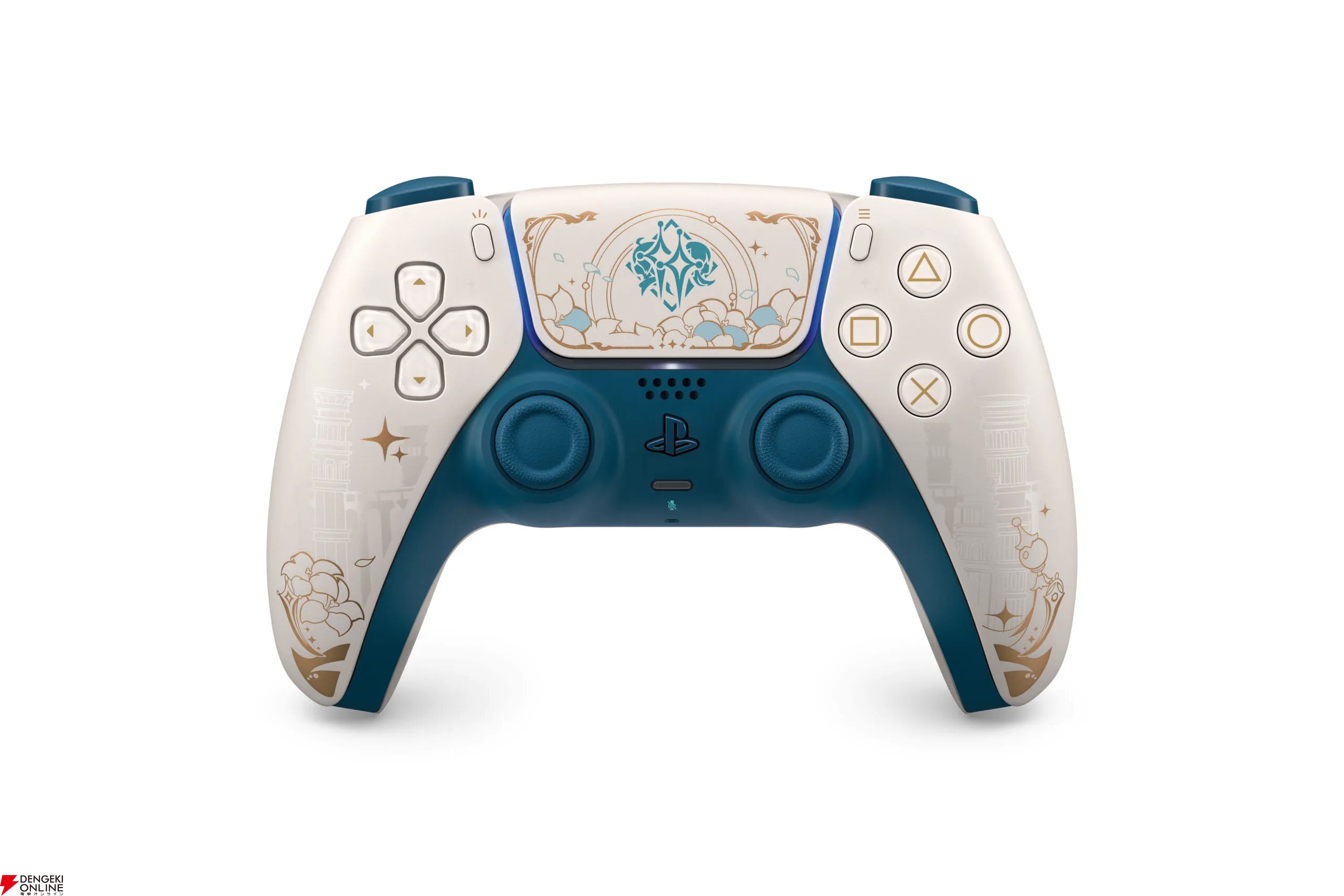 原神』コラボのPS5純正コントローラーが予約開始。1/21発売、幻想的な