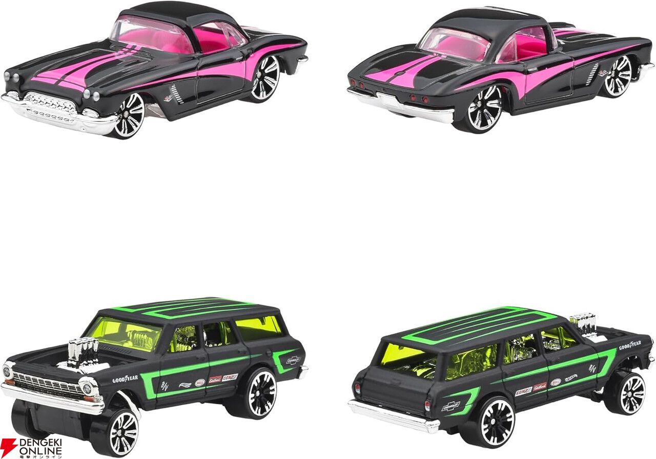 ホットウィールのミニカー『ネオン・スピーダーズ アソート』10台