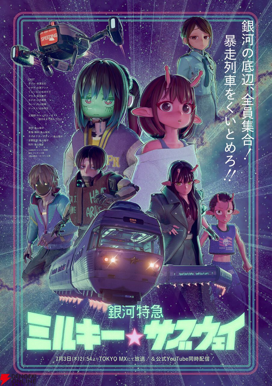 『銀河特急ミルキーサブウェイ』エピソード人気投票。全12話の中で好きな話数と理由を教えてください！【1/4まで】